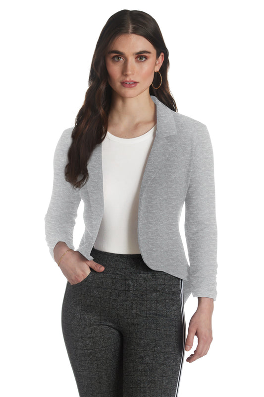 Women's High Low Notch Lapel Blazer
