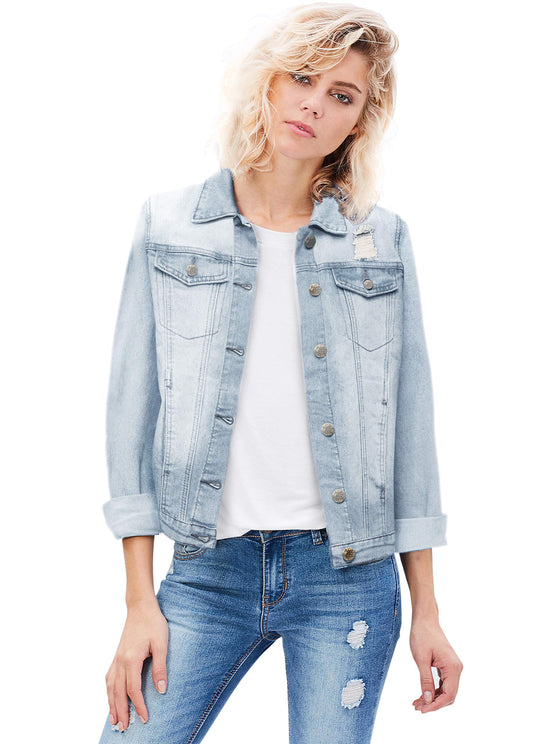Women's Long Sleeve Denim Jacket